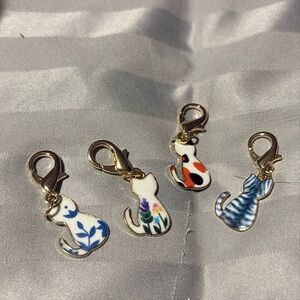 Gold Cat Charm (1)
Dark blue gone